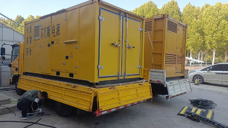 潮南柴油发电机组和UPS电源配合使用时的注意事项